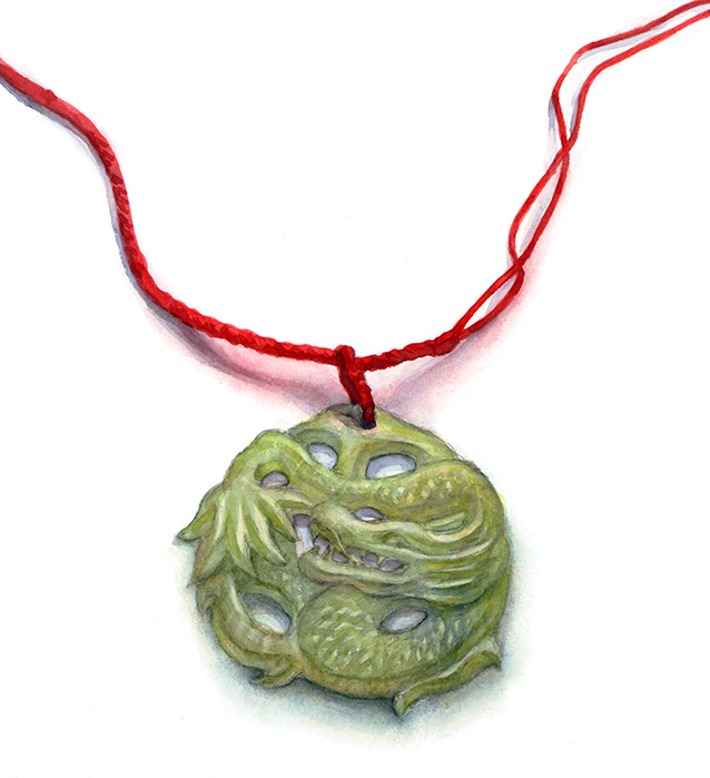 The Necklace, a gift from China.
