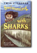children's book Swimming with Sharks illustrated by Yong Chen