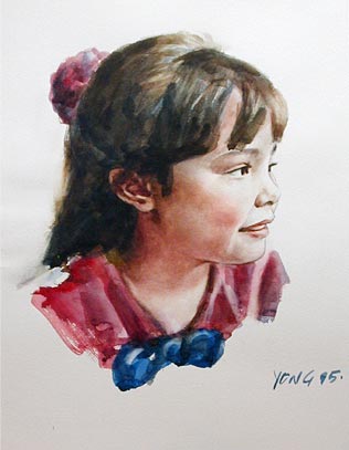 watercolor painting by Yong Chen