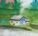 students' watercolor paintings
