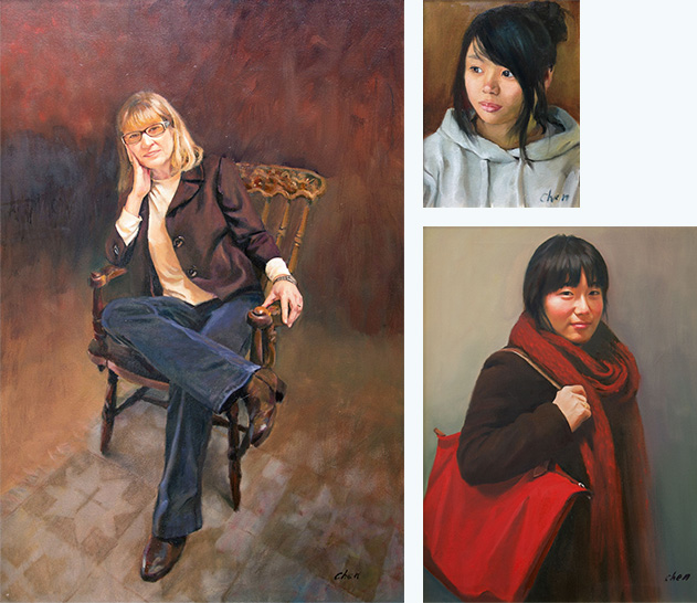 Oil Portrait paintings by Yong Chen