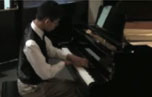 Kai Chen piano performance in Nashua Public Libra