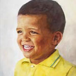 Step by step Painting a Watercolor Portrait of a Child from Photo