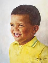 How to paint a boy in watercolor step by step.