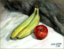 How to Paint a Simple Watercolor Banana Still Life — The Last Pigment