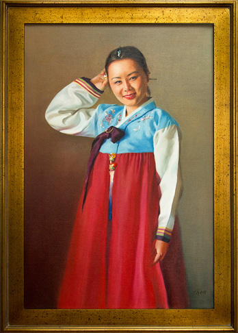 Portrait commission painting by Yong Chen