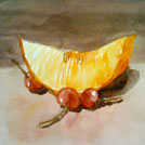 Watercolor painting by a student of Yong Chen: still-life