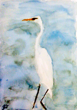 watercolor painting by Grace Taylor, a proud student of Yong Chen