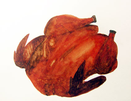 watercolor painting by Maggie Deng, a proud student of Yong Chen