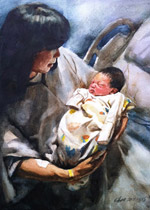 portrait painting by Yong Chen