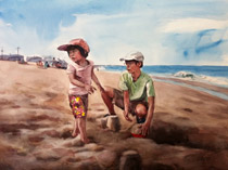 portrait painting by Yong Chen