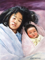 portrait painting by Yong Chen