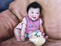 portrait painting by Yong Chen